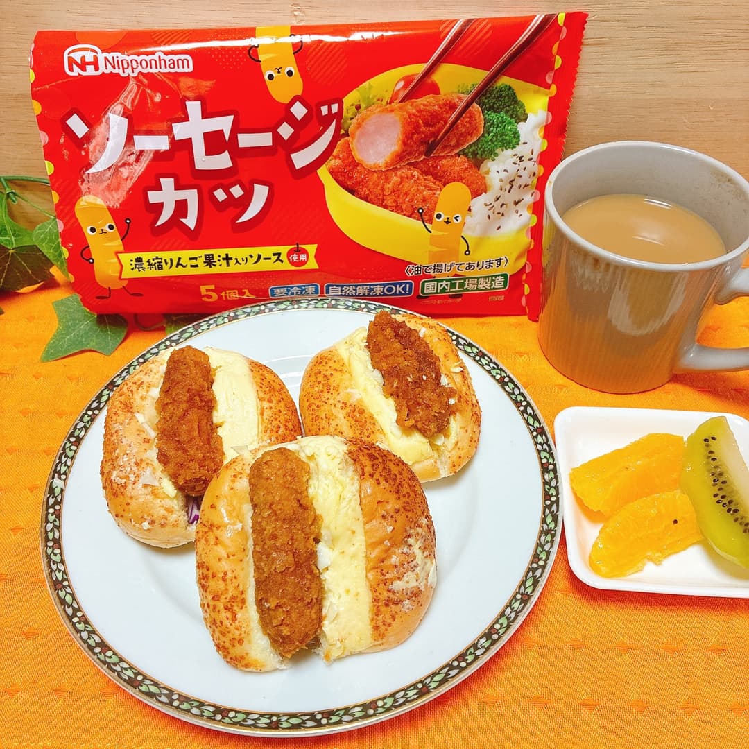 ソーセージカツパンの完成写真