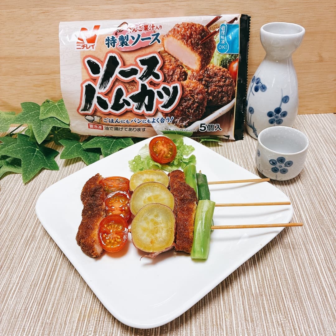 ハムカツ串の完成写真