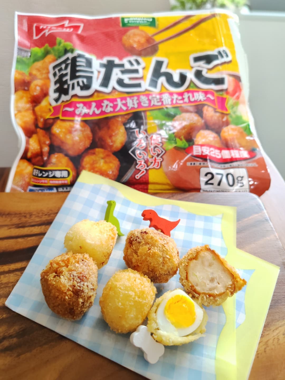 鶏だんごで食べたら、スコッチエッグ串の完成写真