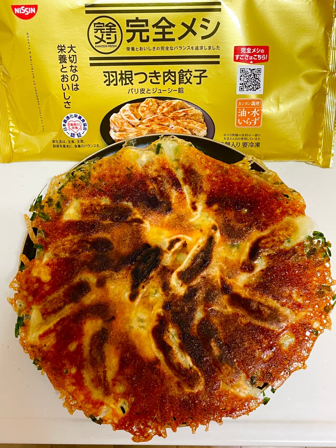 ◎完全メシ◎パリパリのニラチーズ餃子の完成写真