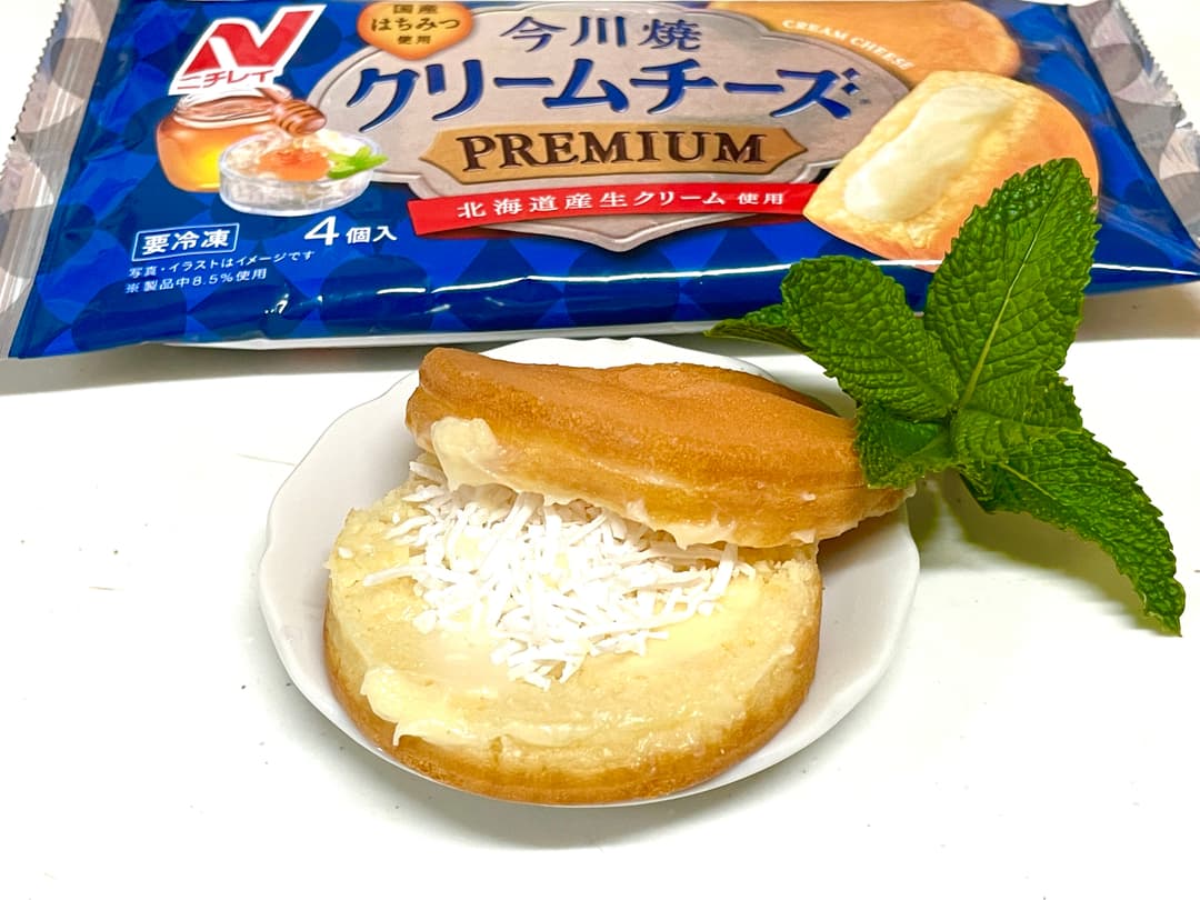 今川焼ココナッツ練乳クリームチーズの完成写真