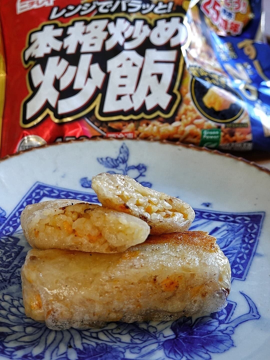 【ライスペーパーで】炒飯のチーズ春巻の完成写真