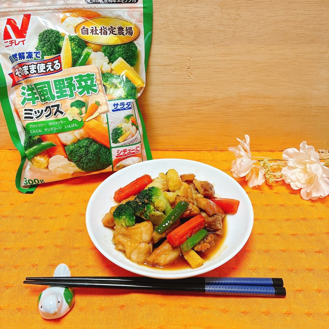 洋風野菜照り焼きの完成写真