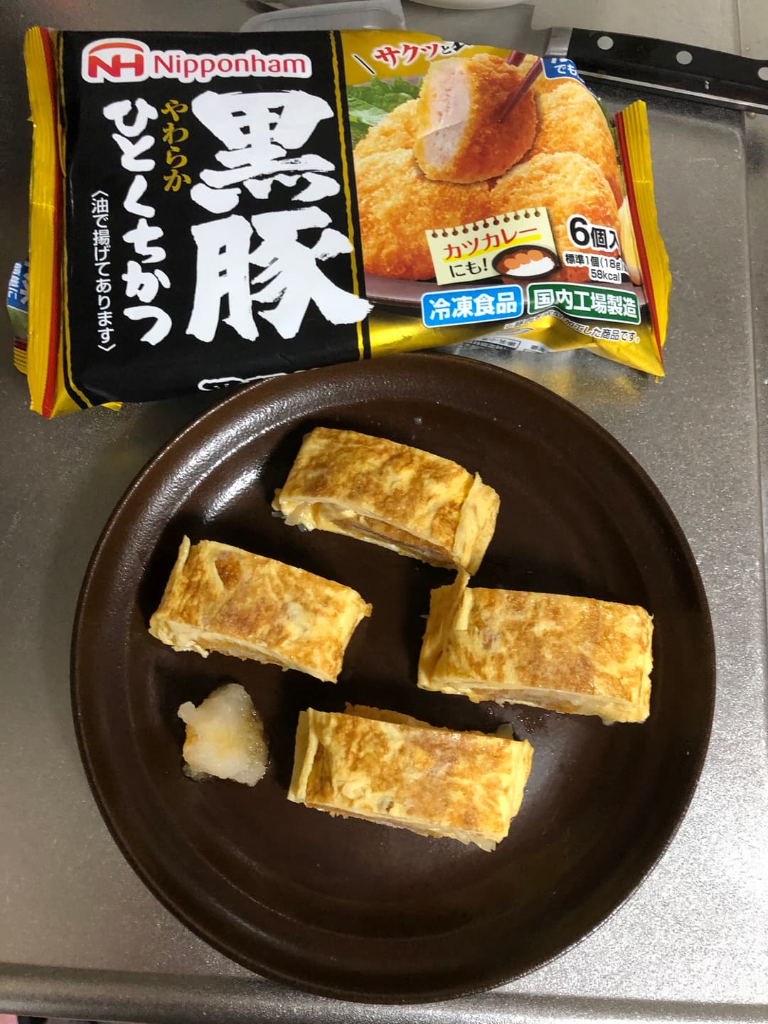 カツとじ風卵焼きの完成写真