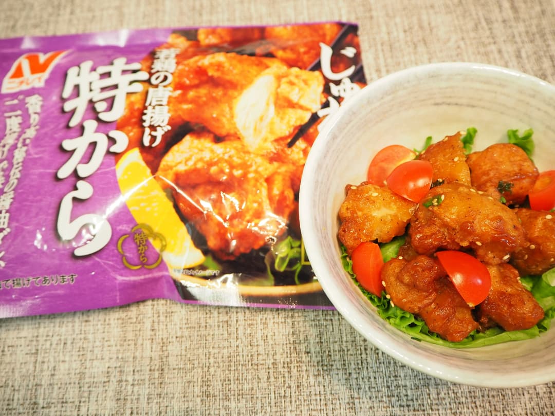 あまから唐揚げ丼の完成写真