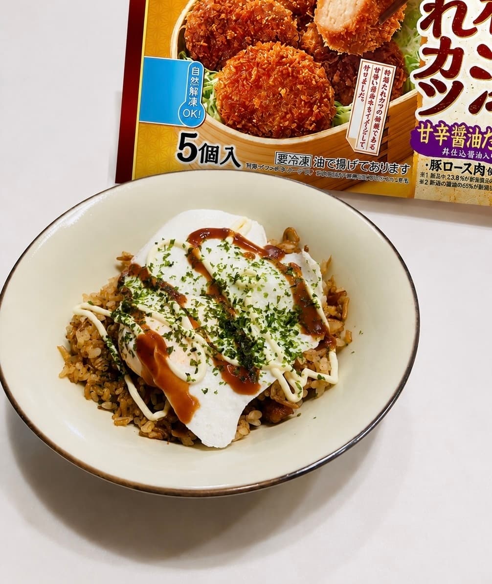 たれカツそばめしの完成写真