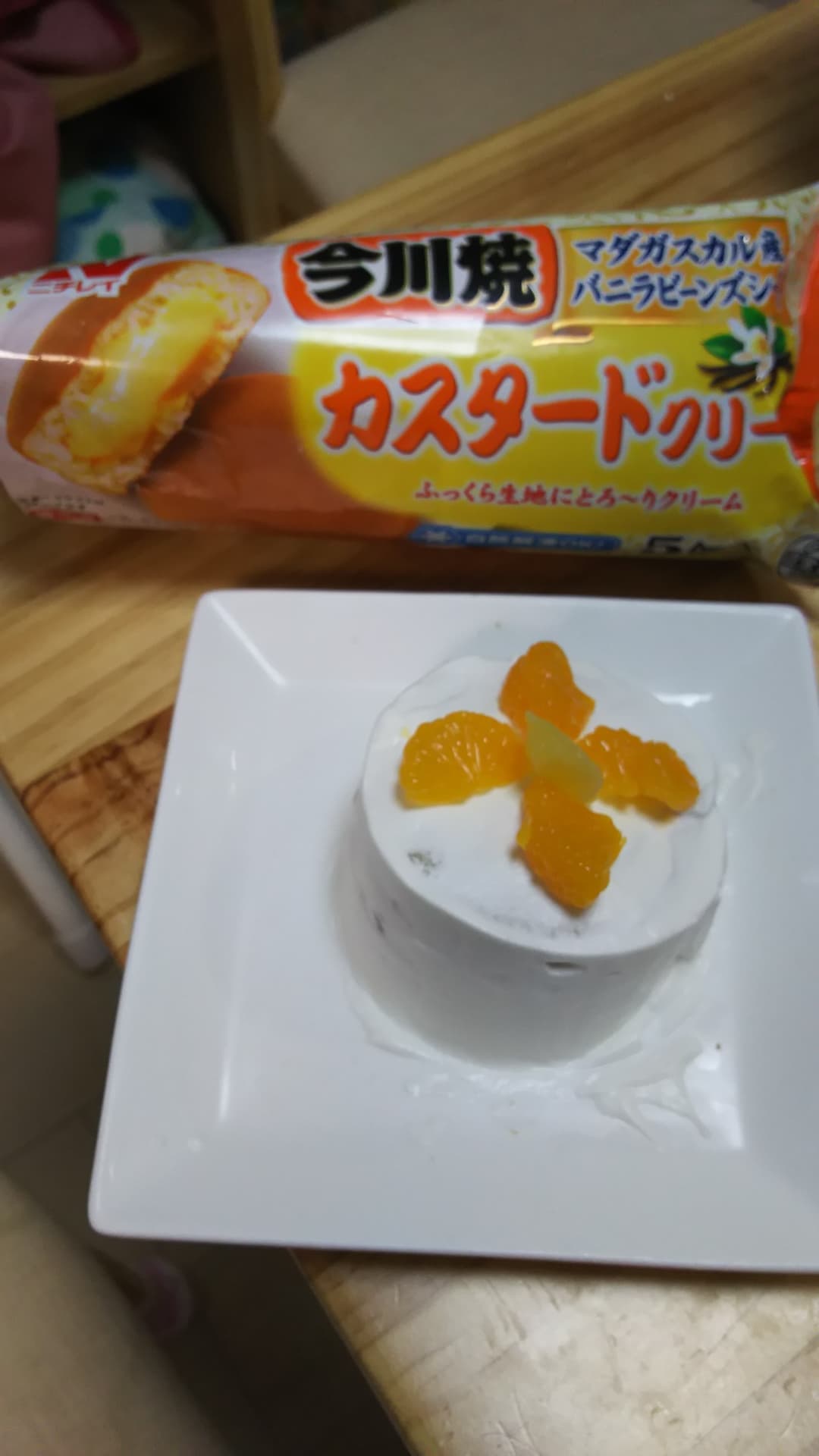 お手軽ショートケーキの完成写真