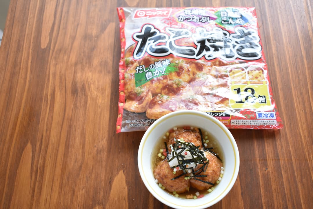 たこ焼きのみぞれ揚げだしの完成写真