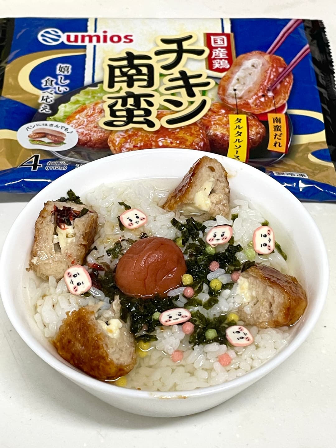 チキン南蛮梅茶漬けの完成写真