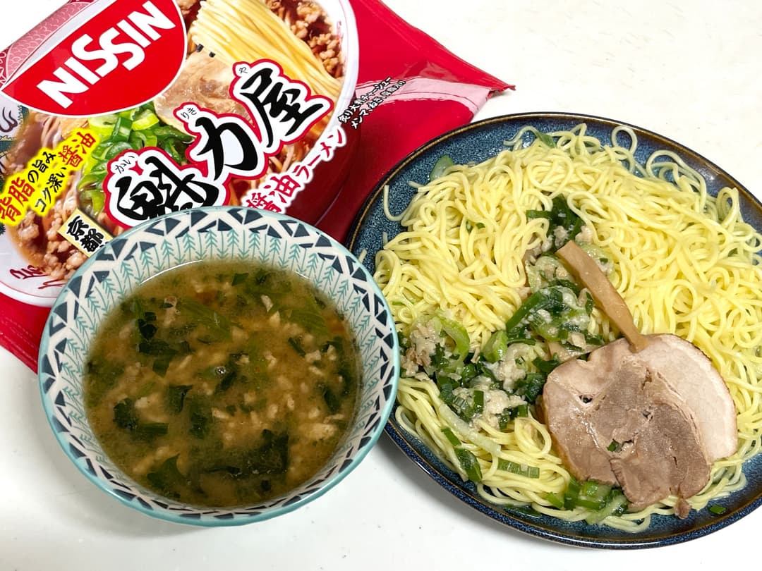 魁力屋つけ麺の完成写真
