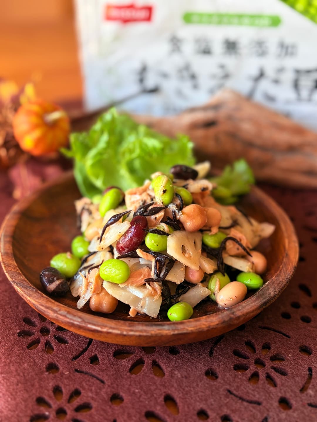 ツナと枝豆のデリ風サラダの完成写真