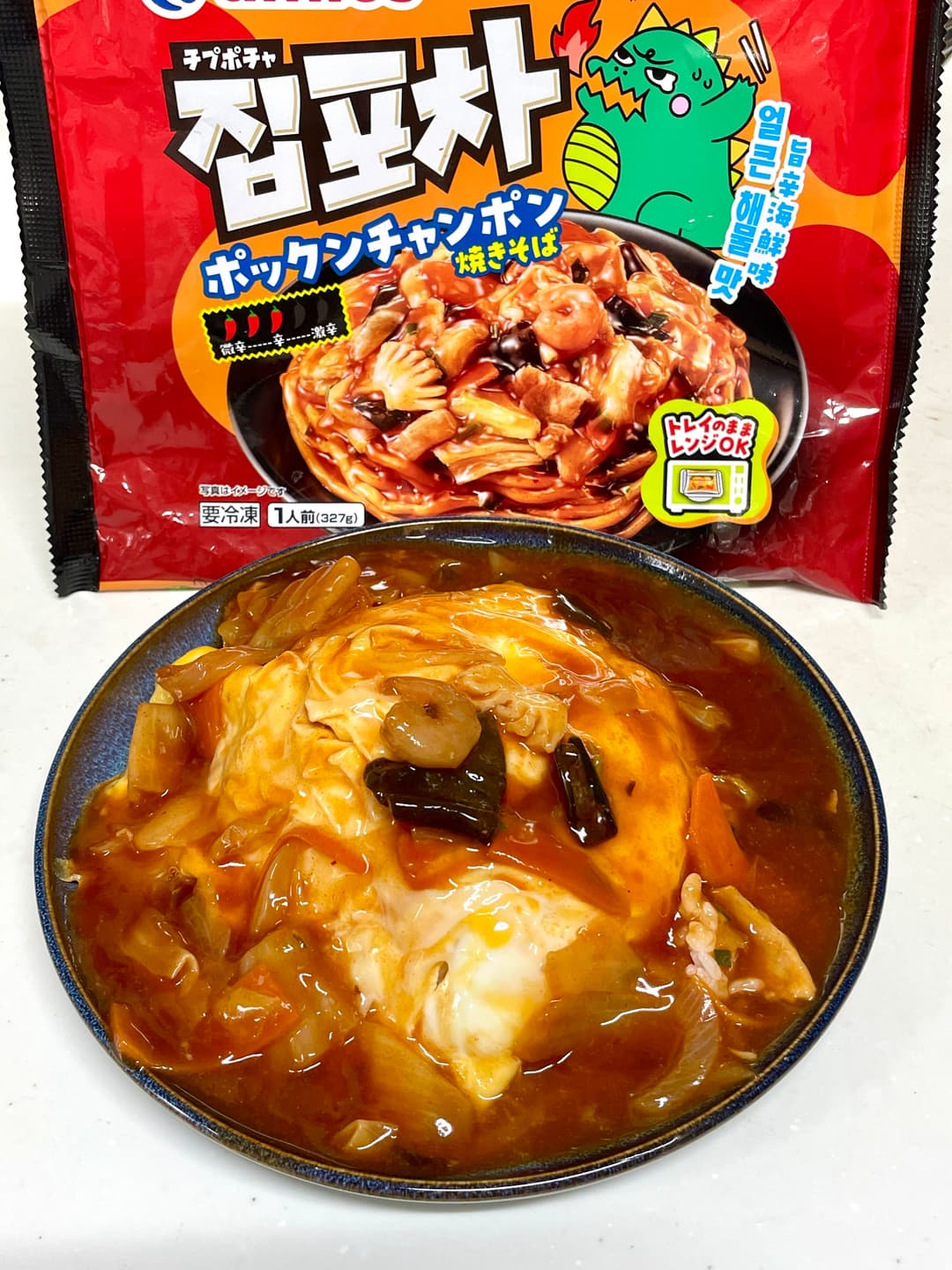 ポックンチャンポン飯　집포차の完成写真