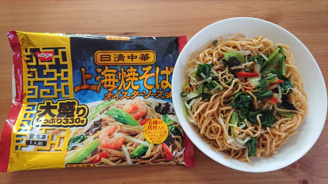 上海焼そばの完成写真