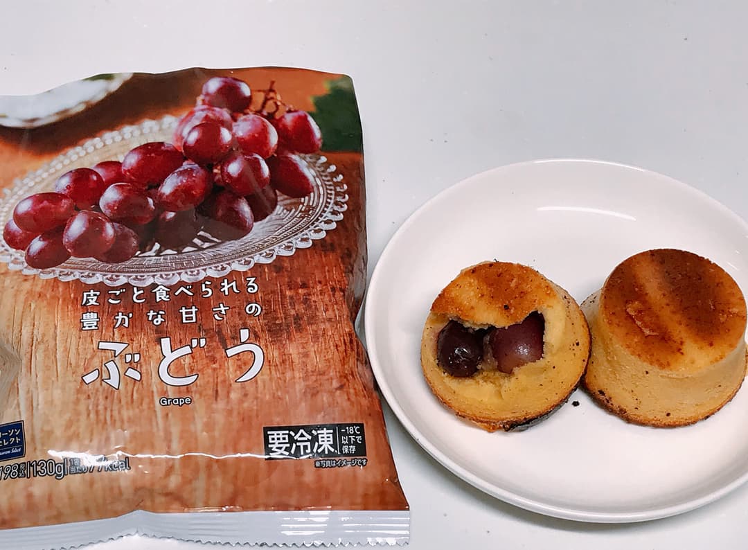 LAWSON ぶどうカステラの完成写真