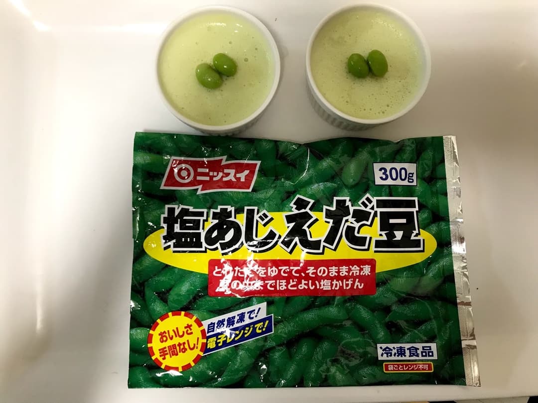 えだ豆のムースの完成写真