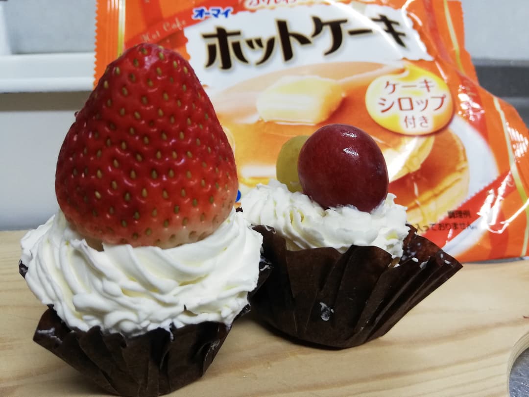 クリスマスプチケーキの完成写真