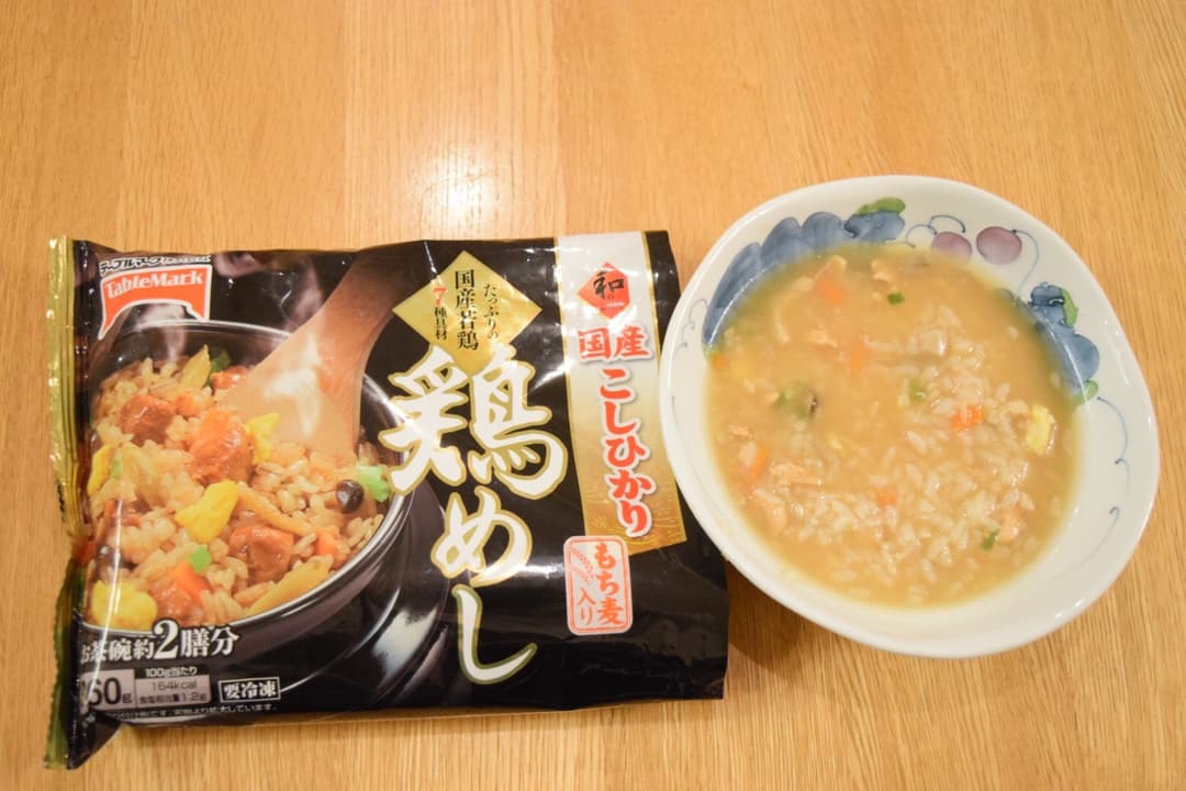 鶏めしでつくるお雑炊✳︎の完成写真