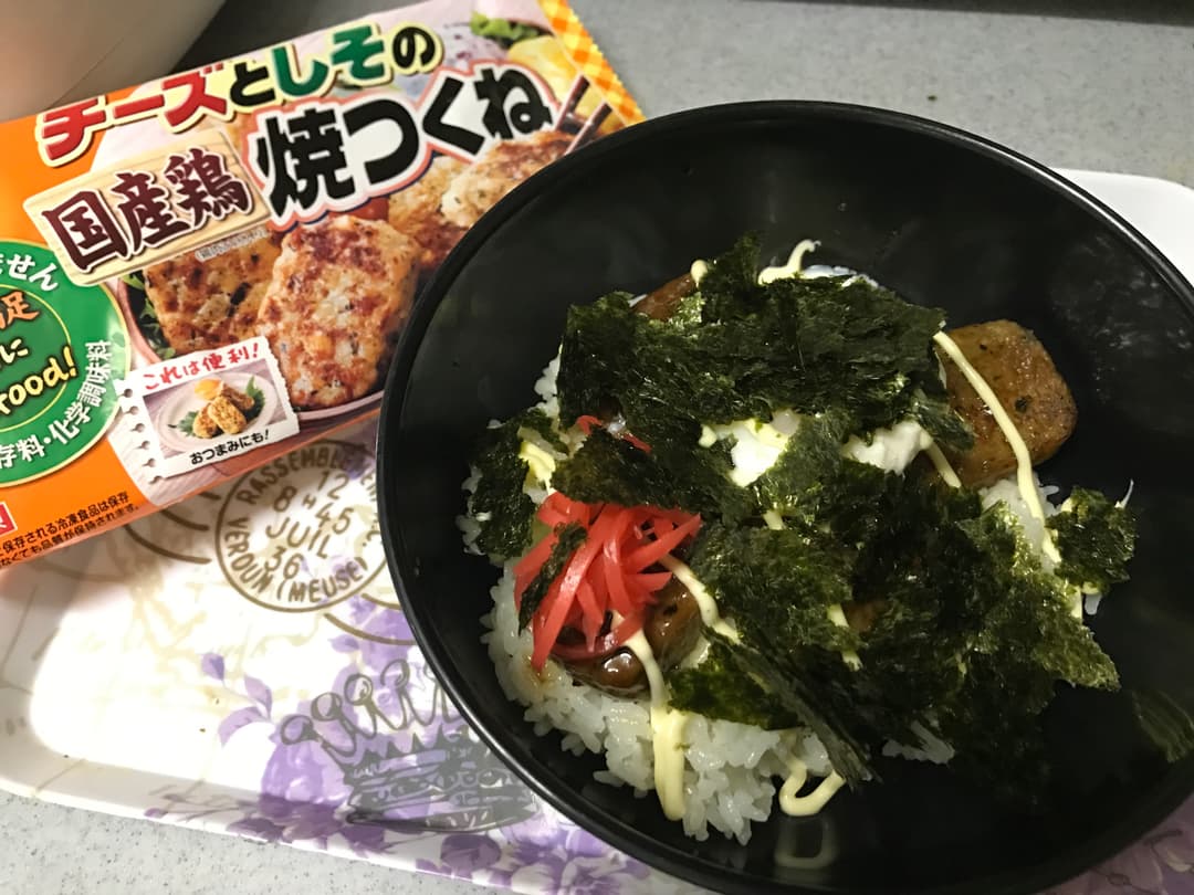 つくね丼の完成写真