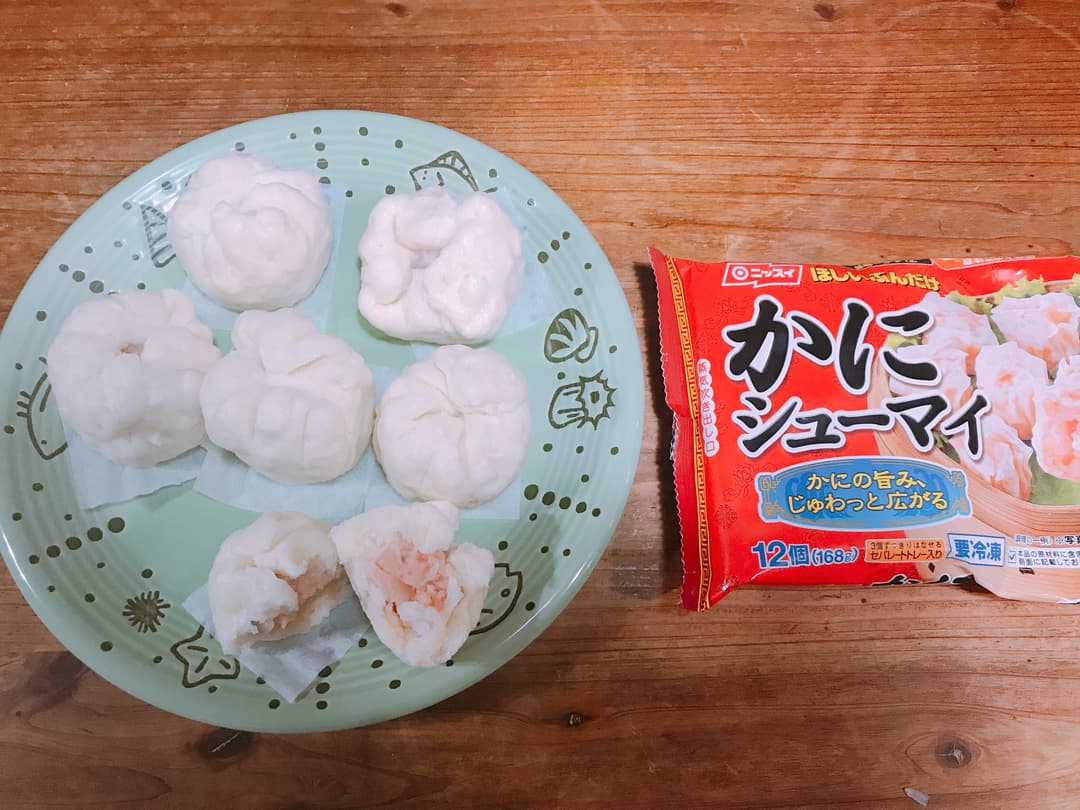 簡単!おやつに!かにまんの完成写真