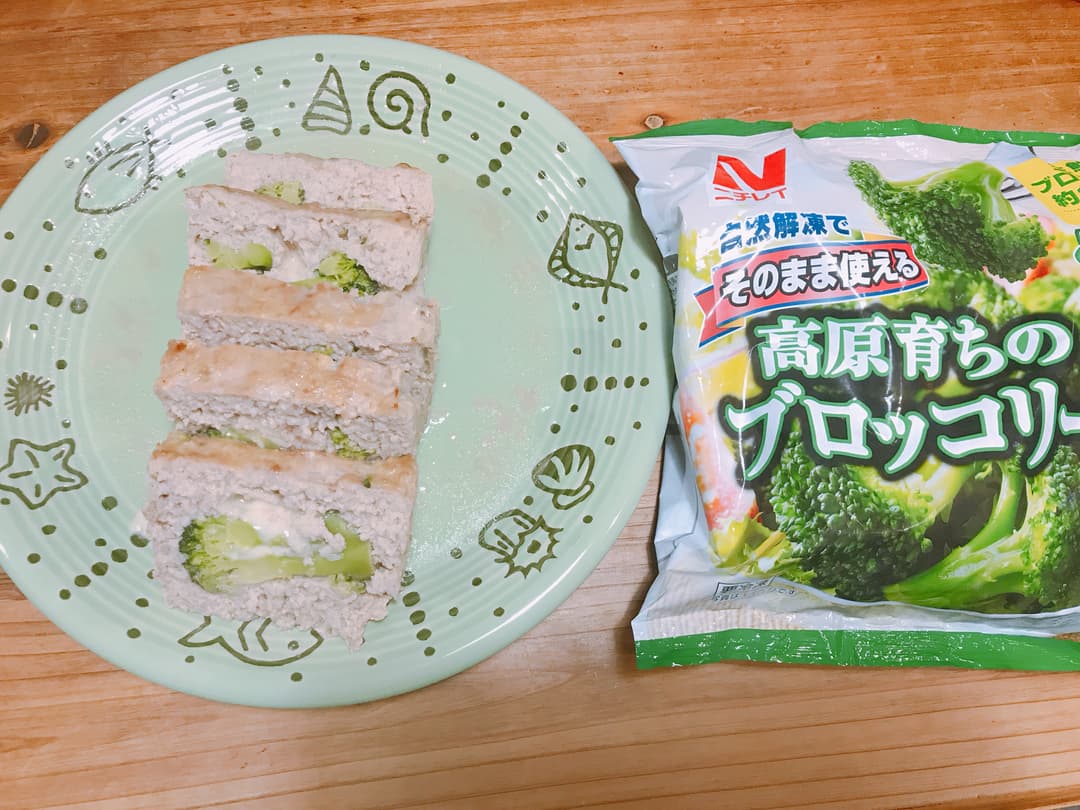 ブロッコリー入り!ミートローフの完成写真