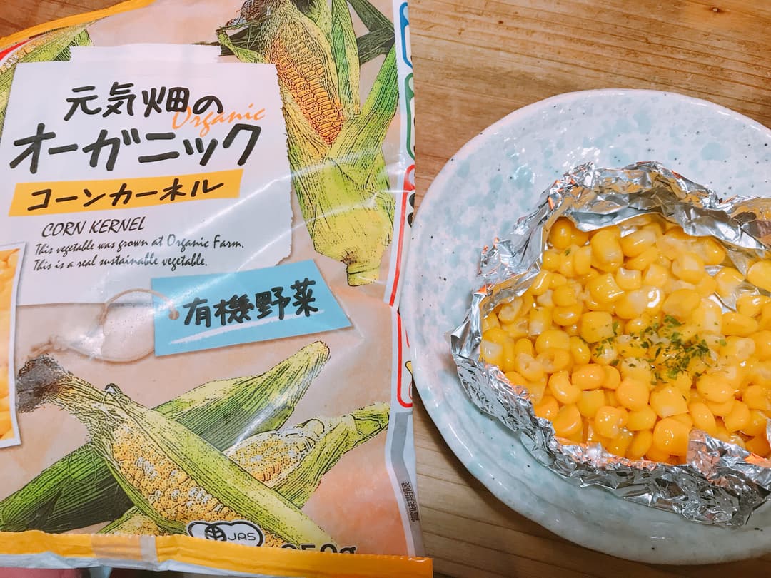 ホットプレートで！コーンバター醤油の完成写真