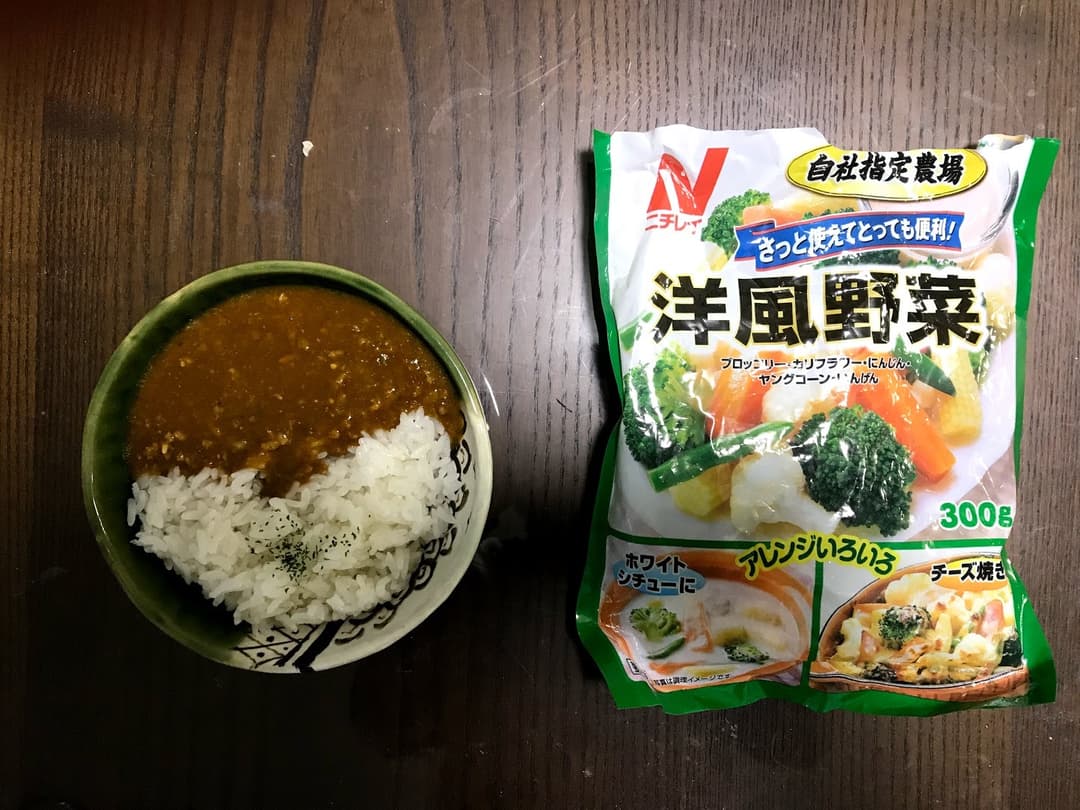 マイルド野菜のキーマカレーの完成写真