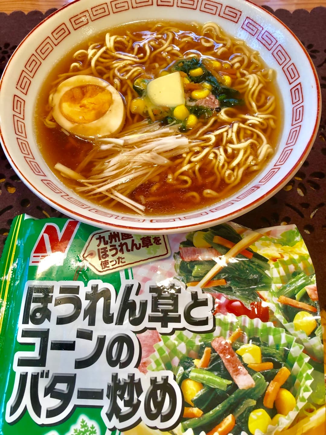 バターコーンラーメンの完成写真