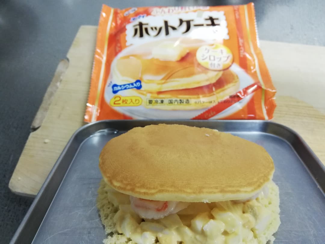エビたまごサンドの完成写真