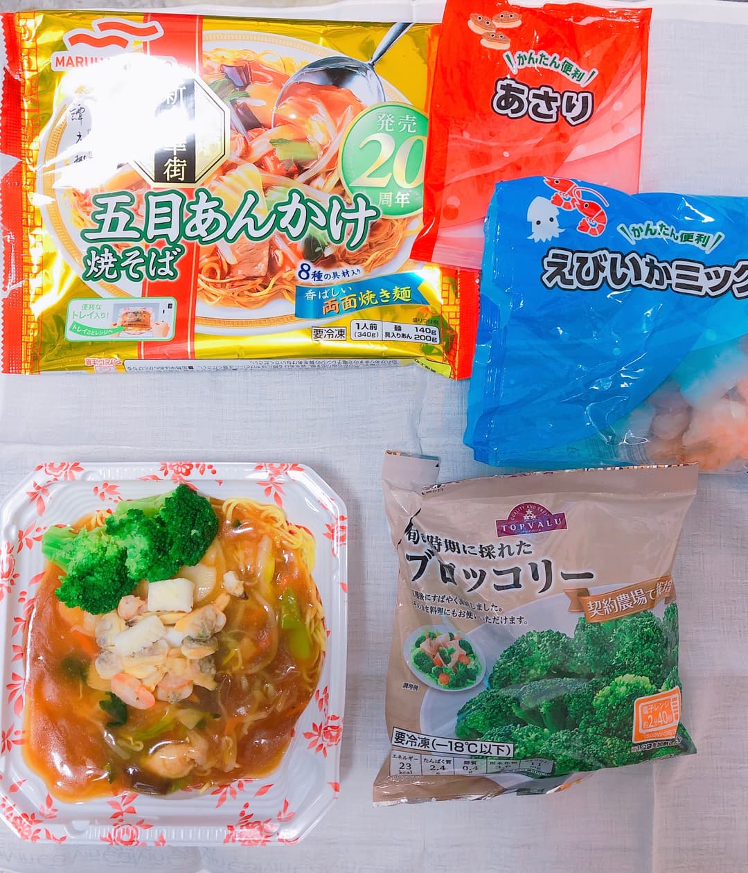 海鮮あんかけ焼そばをの完成写真