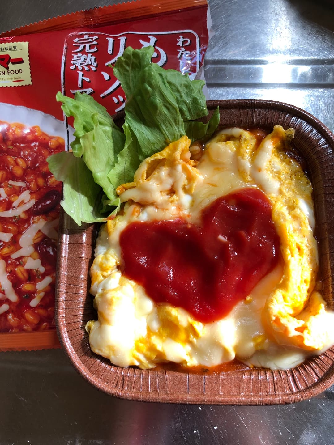 楽ちんオムライスの完成写真