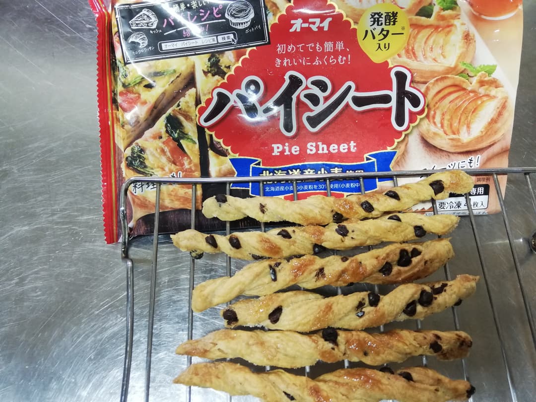 チョコスティックの完成写真