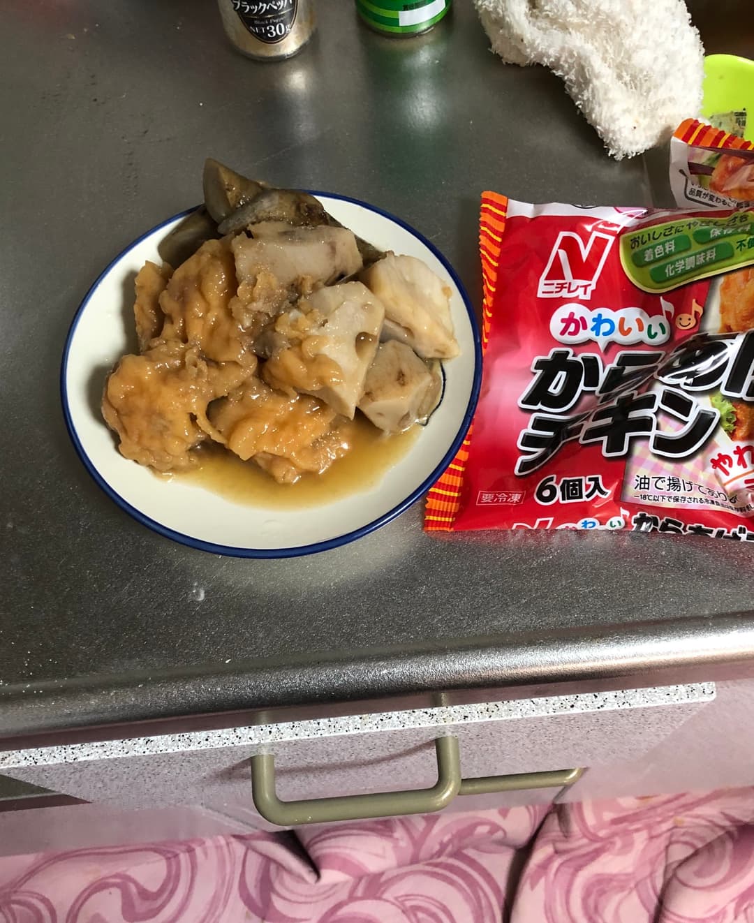 からあげの和風煮込みの完成写真