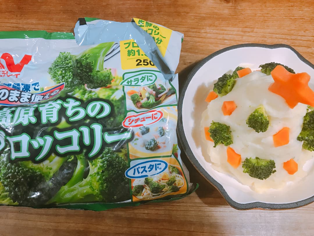 パーティに！ポテトツリーの完成写真