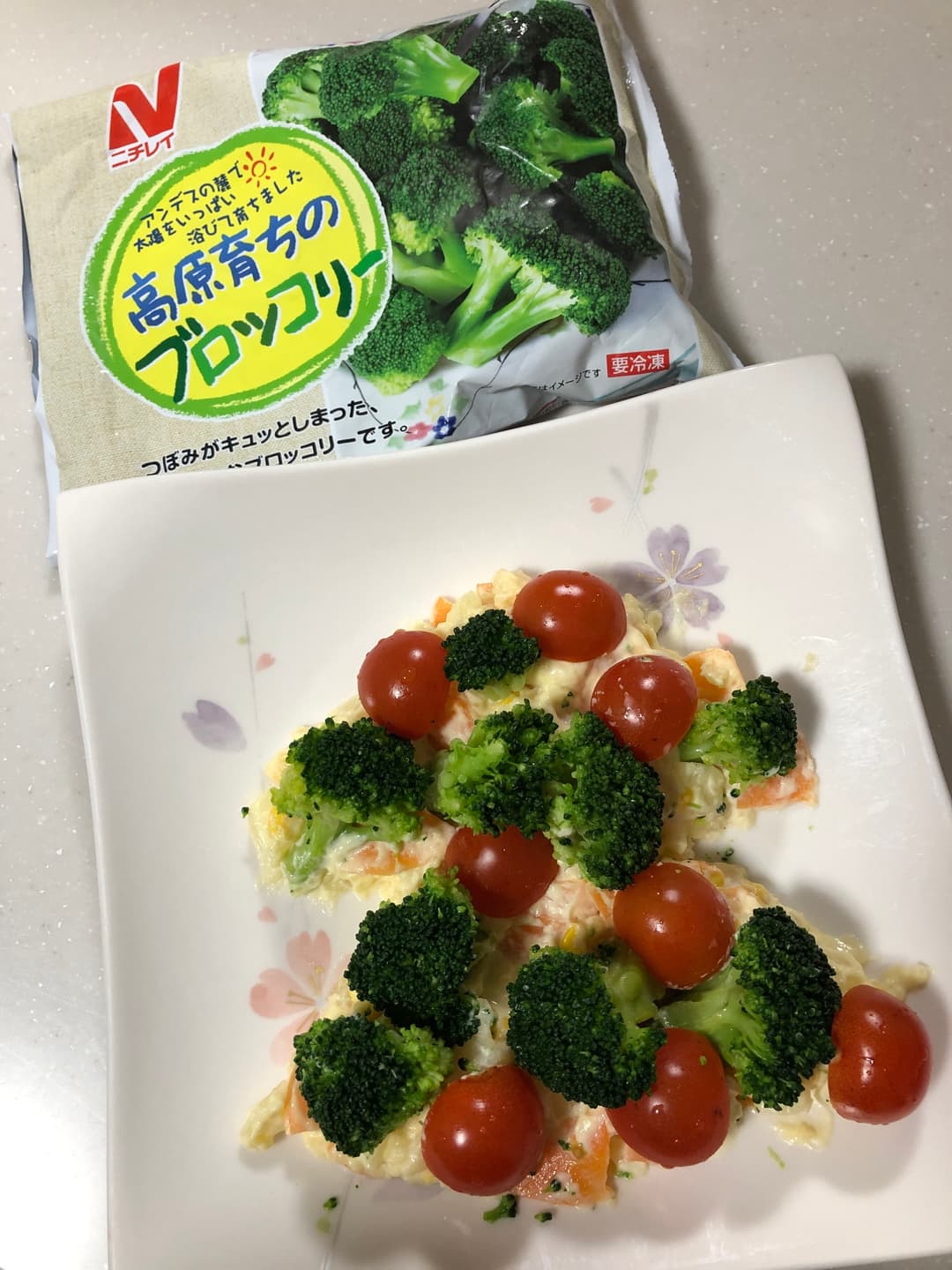 ブロッコリーサラダの完成写真