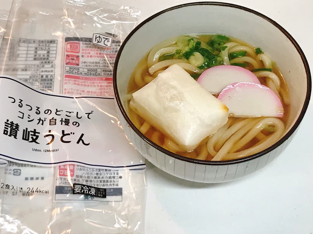 LAWSON 力うどんの完成写真