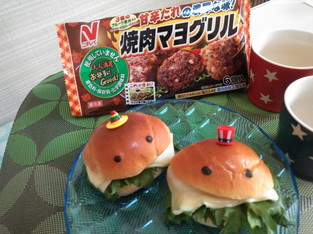 ロールパンで簡単サンドの完成写真