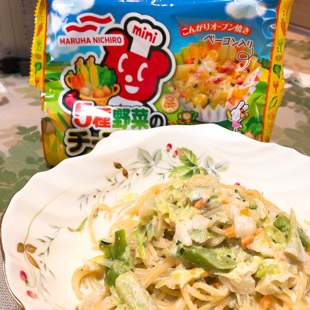 スープパスタの完成写真