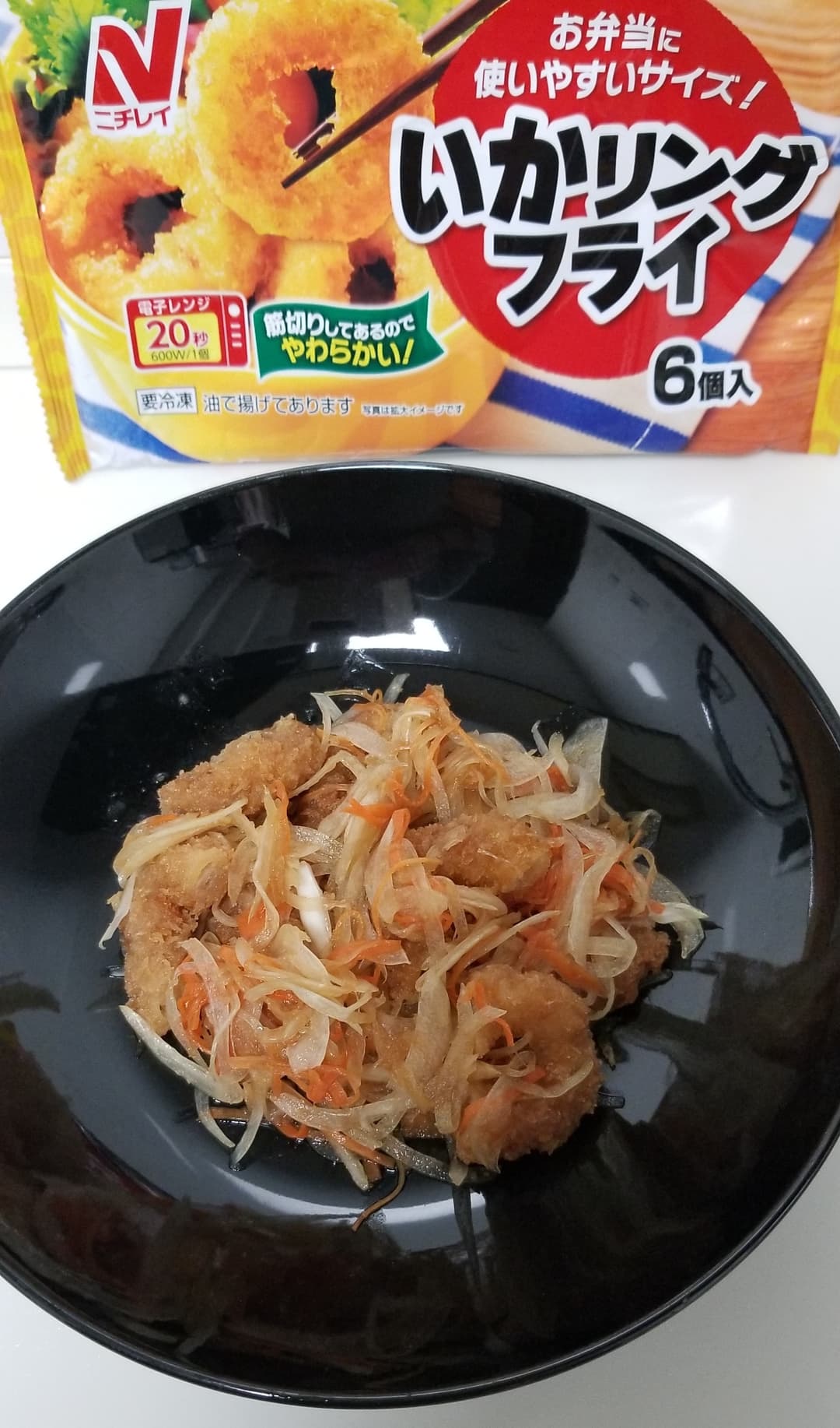 イカフライの南蛮漬けの完成写真