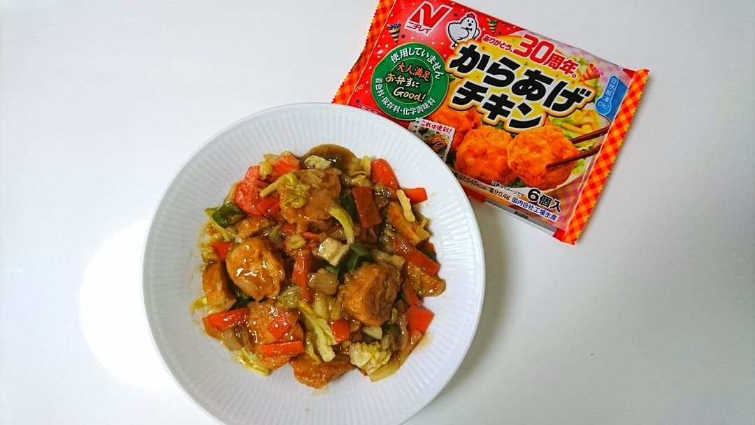 唐揚げあんかけ～丼にも焼き麺にもあう～の完成写真