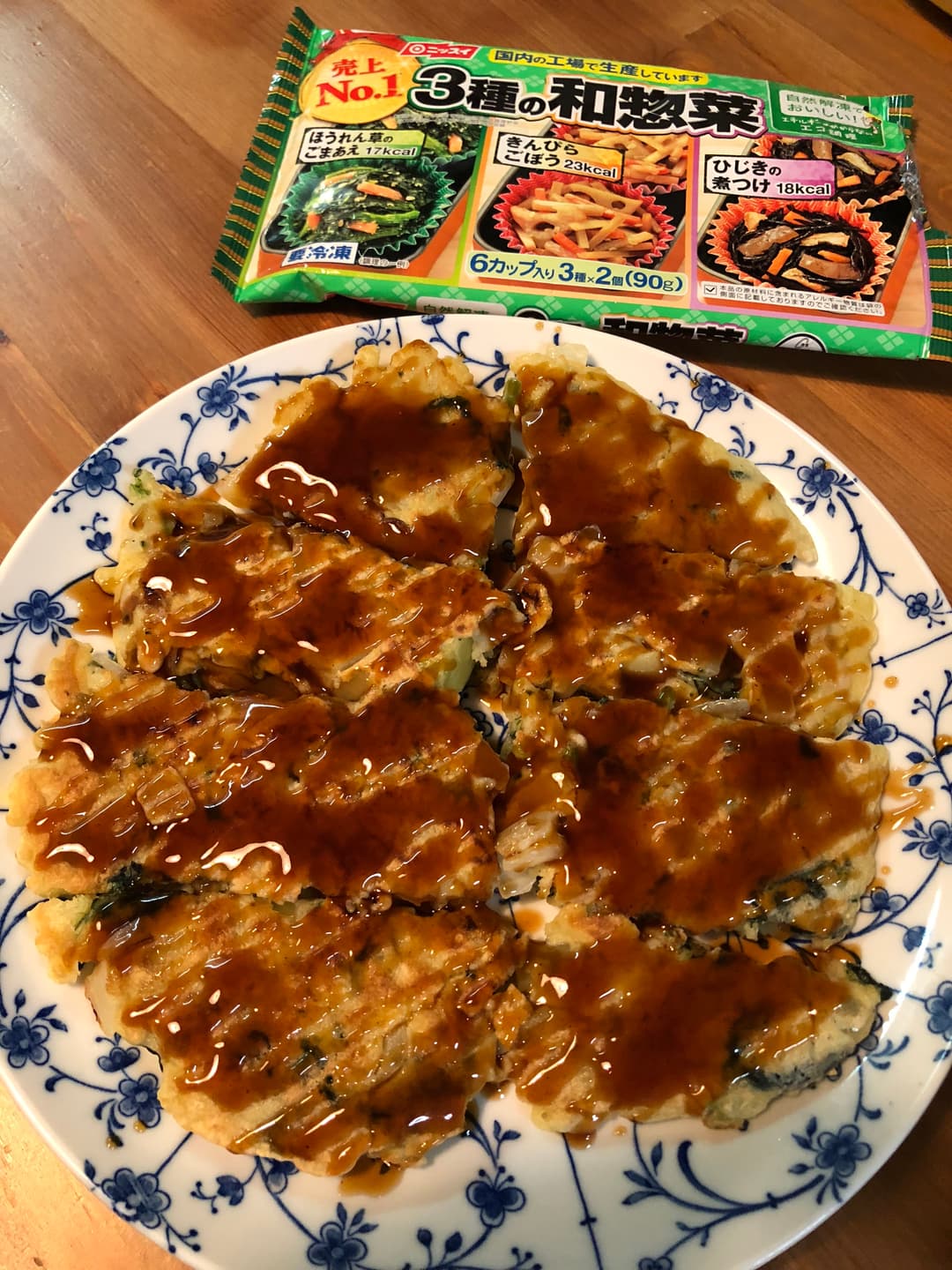 ひじきのお好み焼きの完成写真
