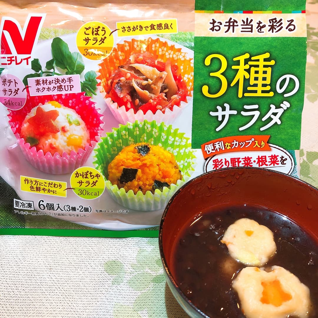 ニョッキでぜんざいの完成写真