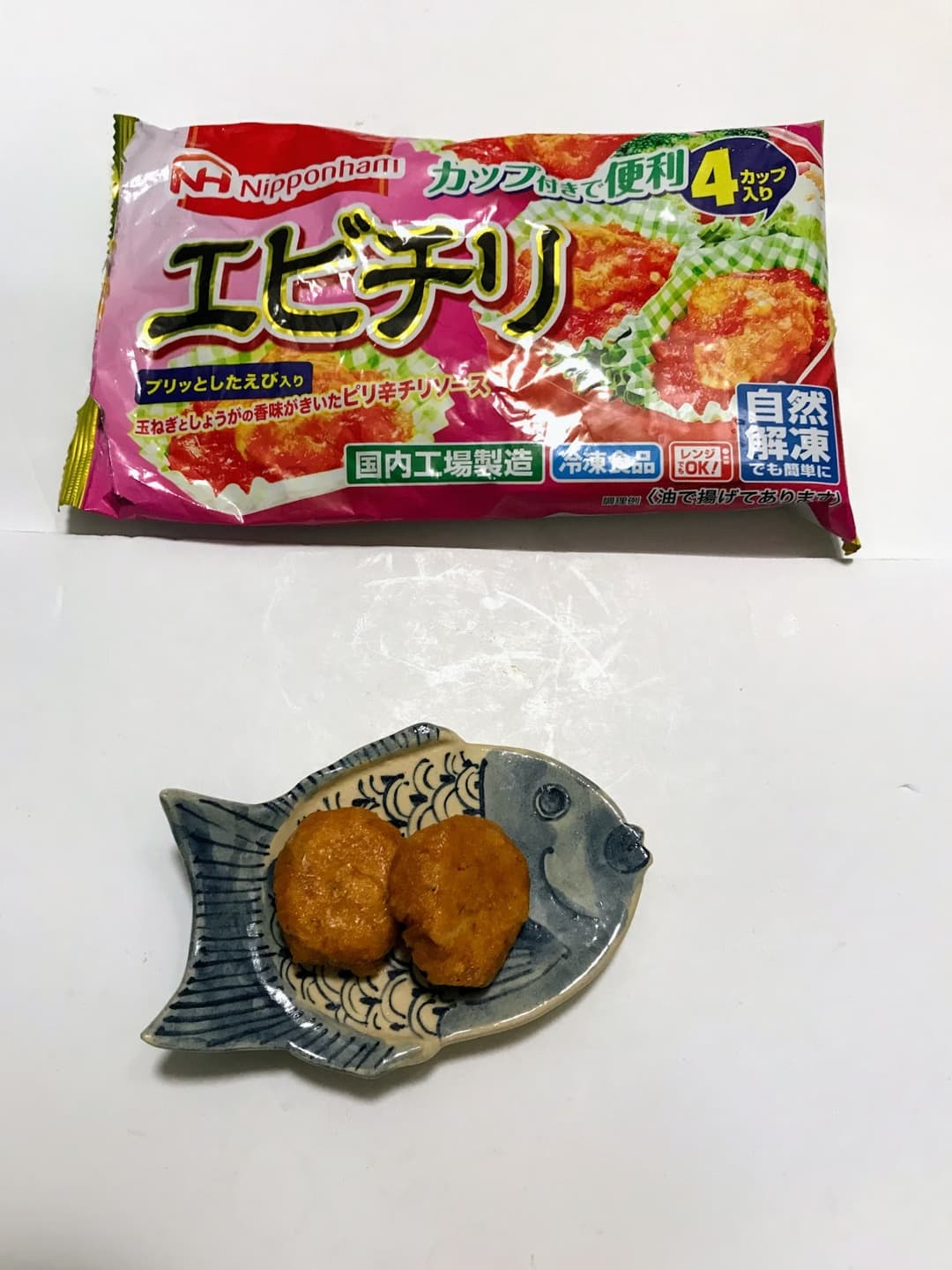 エビチリ団子の完成写真