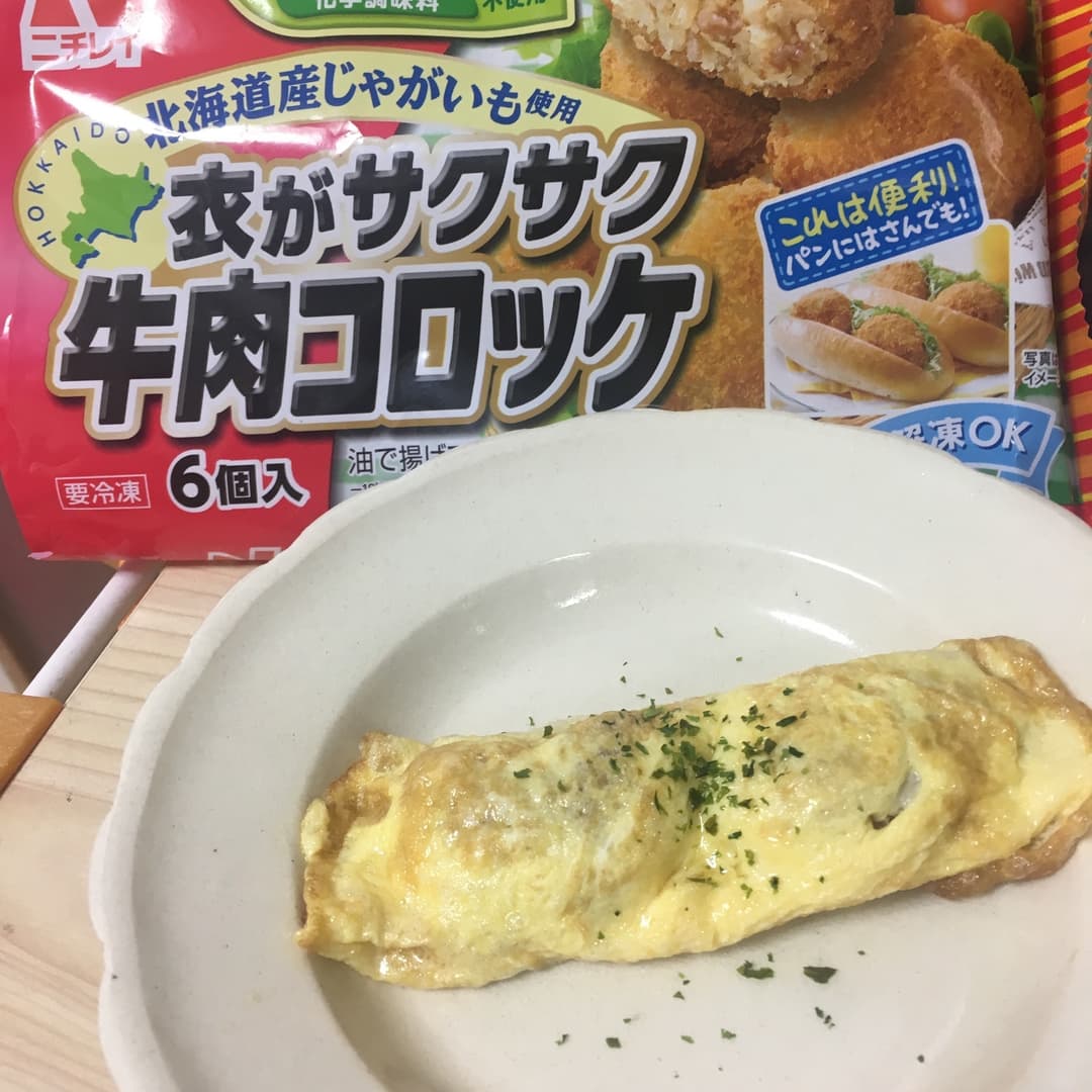 お手軽オムレツの完成写真