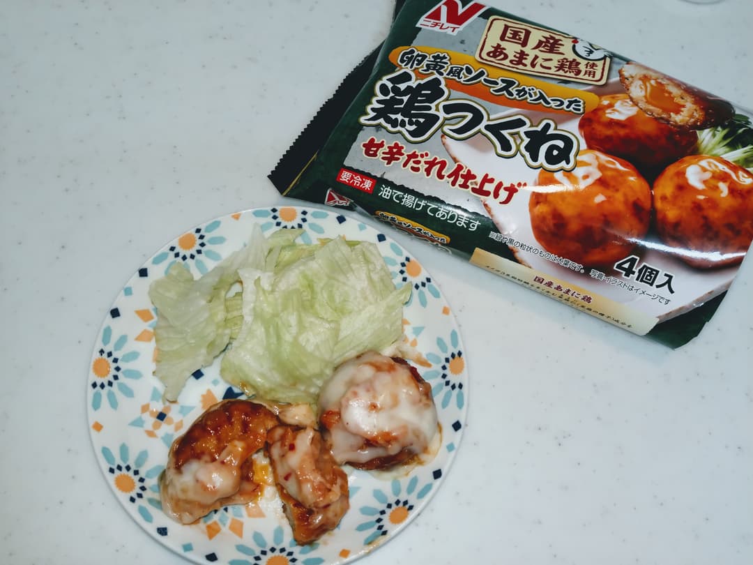 キムチーつくねの完成写真