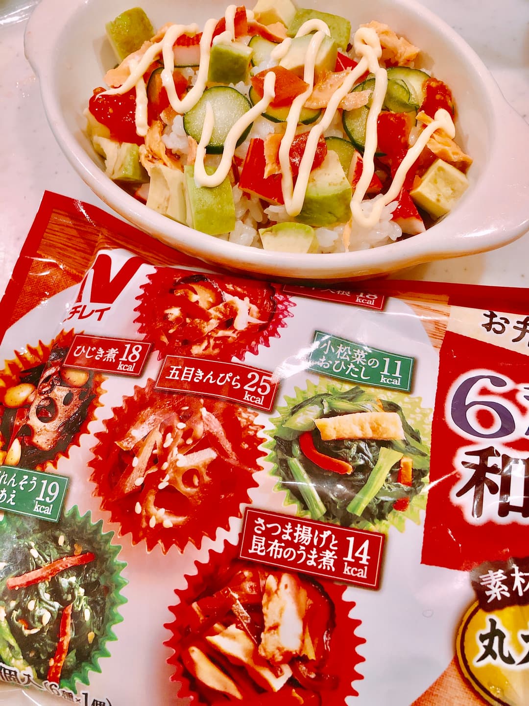 洋風ちらし寿しの完成写真