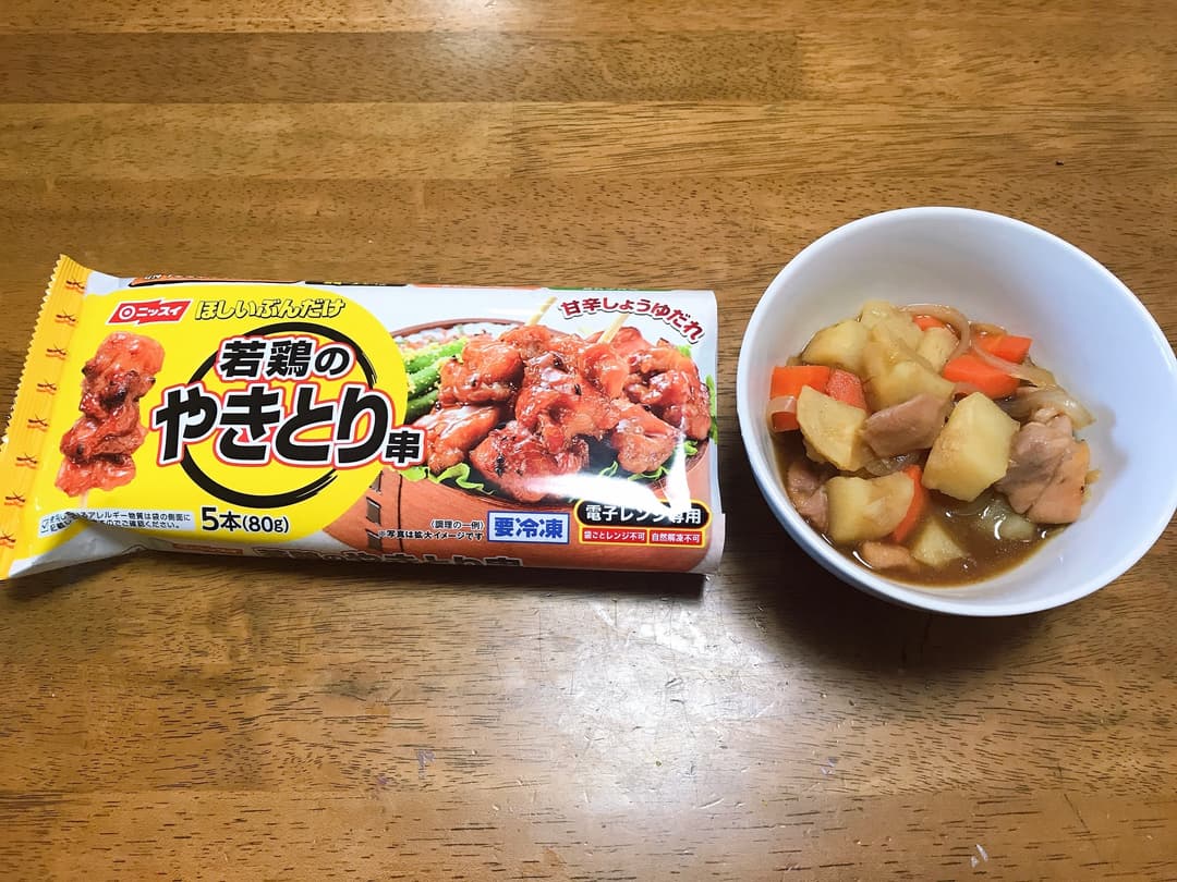 鶏じゃがの完成写真