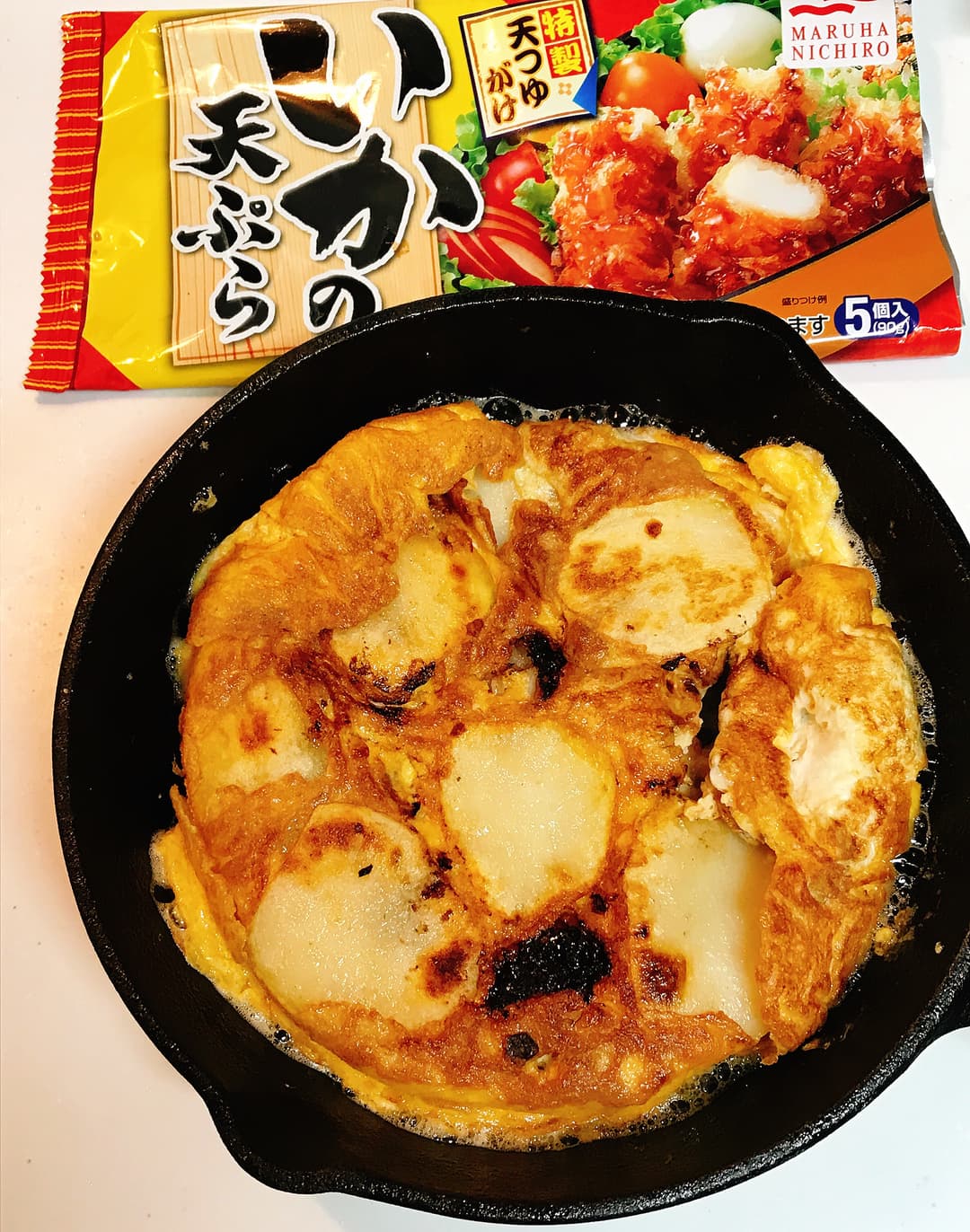 イカ天のスパニッシュオムレツ風の完成写真