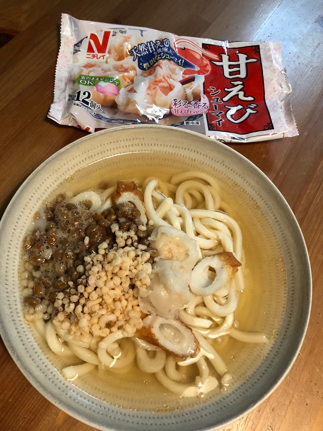 中華風うどんの完成写真