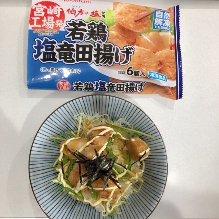 和風あんかけ 竜田揚げ丼♪の完成写真
