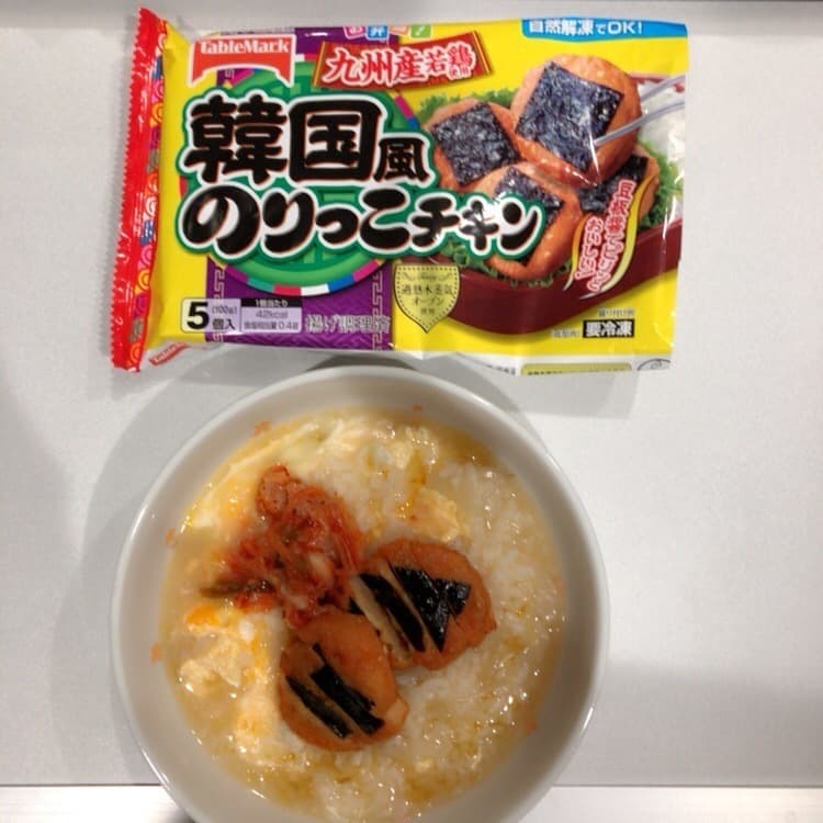 のりっこチキンで韓国風クッパ☆の完成写真